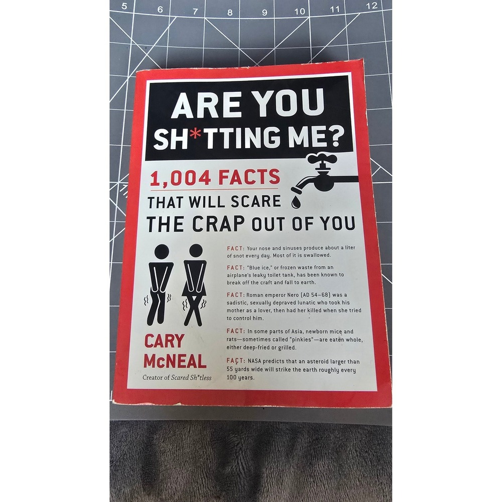 Are You Sh*tting Me? 1,004 Facts Cary McNeal First Edition Humor Book 2014
